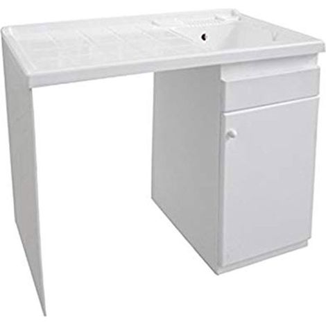 Fregadero + Funda Lavadora Tina Resina 60x107x90 cm (1/5)