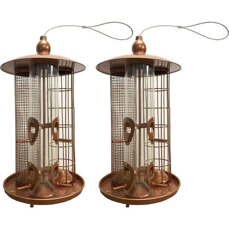 Deluxe 3 in 1 Seed, Nut and Suet Fatball Bird Feeder (Set of 2) (1/5)