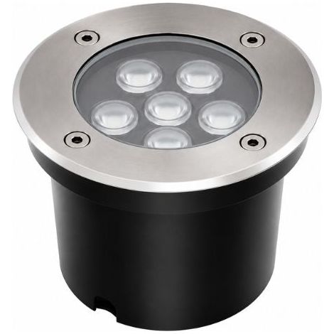 Spot LED Extérieur Encastrable IP67 24V Sol 6W 45° - Blanc Neutre - SILUMEN