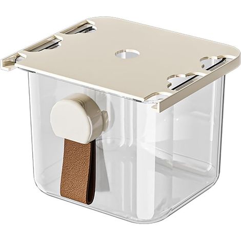 Plateau de rangement adhésif sous bureau pour meuble salle bain (1/5)