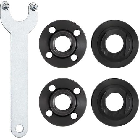 Lot De 5 Clé Pour Meuleuse 125 Mm Clé Meuleuse Avec Bride De Meuleuse D'angle,Clé À Molette,Cle A Molette,Rechange Pour Meuleuse D'angle Accessoires,Pour Les Meuleuses D'angle De 125 Mm (1/5)