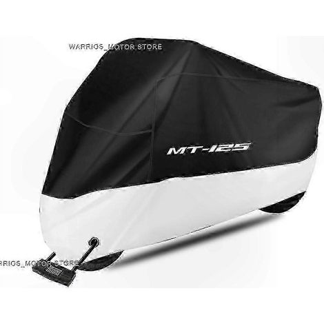 Housse universelle imperméable pour motos 125 cm3 - Protection UV, poussière et neige, compatible avec les modèles 2015-2021 (1/5)