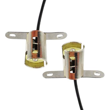 2 Pièces Support De Douille D'ampoule LED Pour Auto, Connecteur De Douille D'ampoule LED Pour Feu Arrière De Voiture, Support LED Adaptateur Douille D'ampoule Câblage Harnais Sockets(BA15S) (1/5)