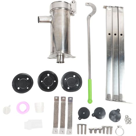 Pompe puits manuelle avec support inox – Main eau maison jardin cour aspiration 8M, pompe (1/5)