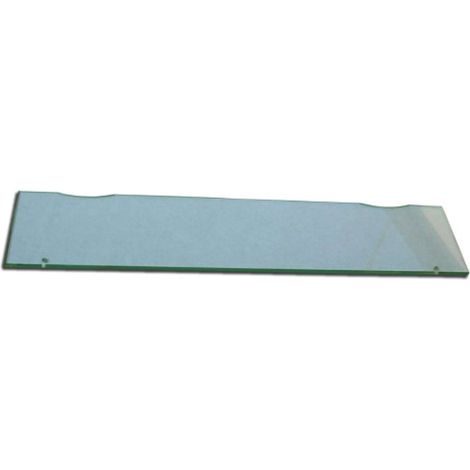 Novaservis - Estante de cristal taladrado, transparente 0153,X