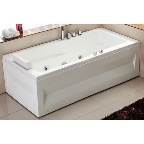 Bagno Italia vasca da bagno idromassaggio 170x70 per una persona rubinetteria 9 idrogetti (1/5)