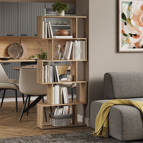 Raumteiler Levio, Sonoma, 70 x 164.1 cm 5 Fächer, Vicco
