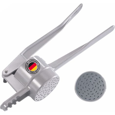 Westmark Schiacciapatate/Pressa per spaetzle, Fori speciali per spaetzle fatti a mano, Alluminio pressofuso, Lunghezza: 41 cm, Spätzlechef, Argento, 61202260 (1/4)