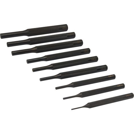 Satz mit 9 geriffelten zylindrischen Lochern (2,3,4,5,6,7,8,9,10 mm) 515-91-4 Irimo