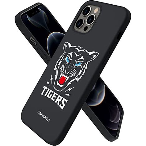 CUSTODIA PER APPLE IPHONE 12/12 PRO CUSTODIA RETRO IN SILICONE NERO (1/4)