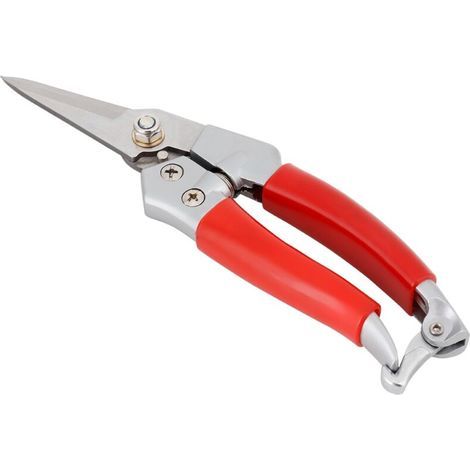FENOPLASTICACiseaux de Jardinage pour Taille de Bonsaï et Fruitiers Manche Rouge en Alliage de Zinc - KZQ