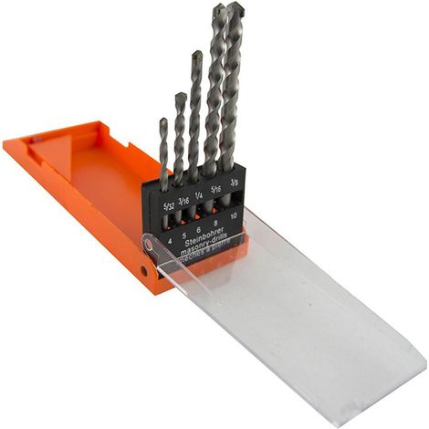 STANFORD brocas de widia 4 a 10 mm (5 brocas) , Juego de brocas de widia 5 piezas Stanford. - Juego de 5 brocas de Widia diseñadas para taladrar superficies duras como ladrillo, p (1/3)