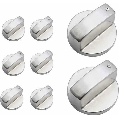 Bouton de Poêle,8Pièces Boutons Four Cuisinière Bouton de Gaz Cuisinière à Gaz Boutons Alliage de Zinc Cuisine Four Bouton Rotatif Universel Locks Four Interrupteur Surface de Cuisson Contro (1/4)