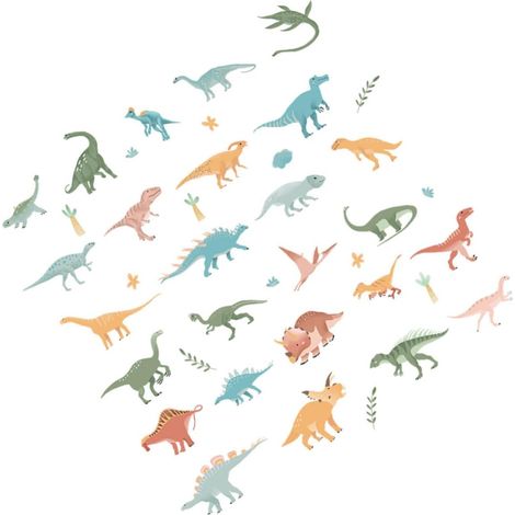 Sticker mural dinosaure BESPORTBLE pour chambre d enfant (1/5)