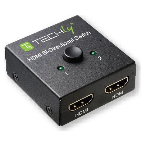 Techly HDMI Switch, Bi-Direktional, Switch 4K@60Hz, 2-Port