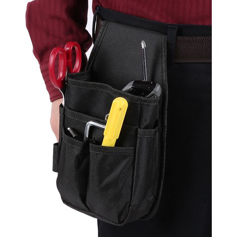Elektrikertasche S14-PE, multifunktionale Werkzeugtasche aus Canvas, Gürteltasche aus Oxford-Gewebe, Werkzeugtasche für Heimwerkerbedarf, kleine Werkzeugtasche (1/5)