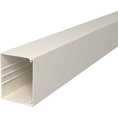 OBO Bettermann Vertr Wand+Deckenkanal m.Obert. 100x130mm,PVC WDK100130CW 2 Stk
