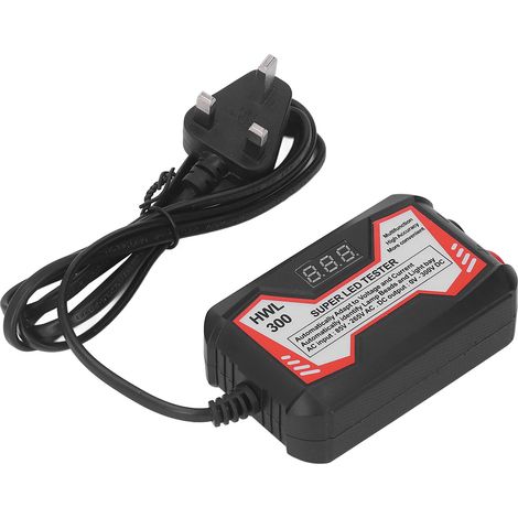 Testeur de LED et de bande lumineuse HWL-300 - Vérification sans démontage d'écran pour réparation TV LCD rétroéclairage, noir, norme UK 85-265V, certification CE/FCC incluse (1/5)