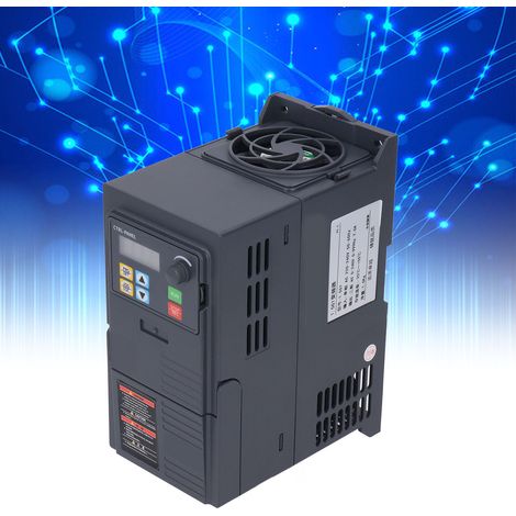 Robuster Vektor-Frequenzumrichter der Serie LK320 für Motoren: Einphaseneingang 220-240 V, Dreiphasenausgang 0-240 V, 1,5 kW. (1/5)
