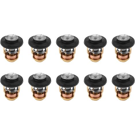 Dix pièces de rechange pour thermostat de 50 degrés pour moteurs hors-bord deux temps de 6 à 40 ch
