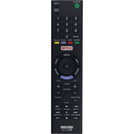 Télécommande Rmt-tx102d pour téléviseur Sony FW