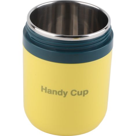 Boîte à soupe en inox 304 pour enfant, tasse de petit-déjeuner réchauffable pour écolier, pot à soupe isotherme étanche pour adulte, jaune et bleu (1/5)