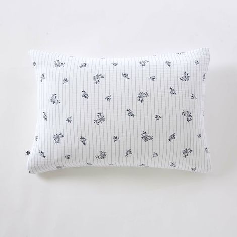 Taie d'oreiller 50 x 70 cm Double gaze de coton imprimée SUZANNE (1/4)