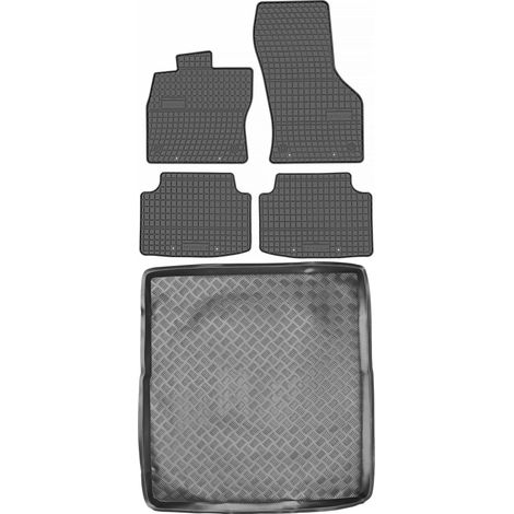 Volkswagen Passat B8 Kombi a partir de 2014 SET - Alfombrillas de goma para coche + alfombrilla para maletero (1/5)