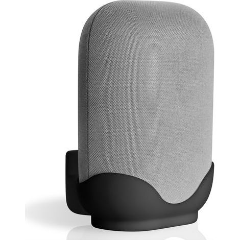 Soporte de pared clásico para altavoz Google Nest con sistema integrado de gestión de cables: un accesorio elegante que ahorra espacio y promete durabilidad (1/5)