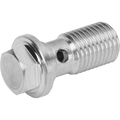 Boulon Banjo M11 x 1,25 23mm, débit élevé, métal robuste, solide, pour circuit carburant et huile, fixation fiable. (1/5)