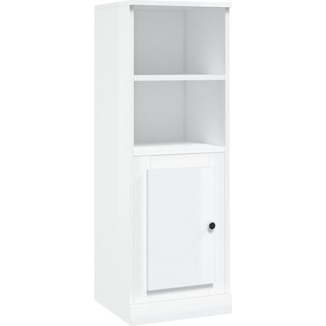 Maison Exclusive - Credenza Bianco Lucido 36x35,5x103,5 cm in Legno Multistrato