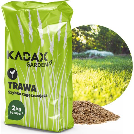 KADAX Rasensamen, Grassamen, schnellwachsendes Gras, 2 kg