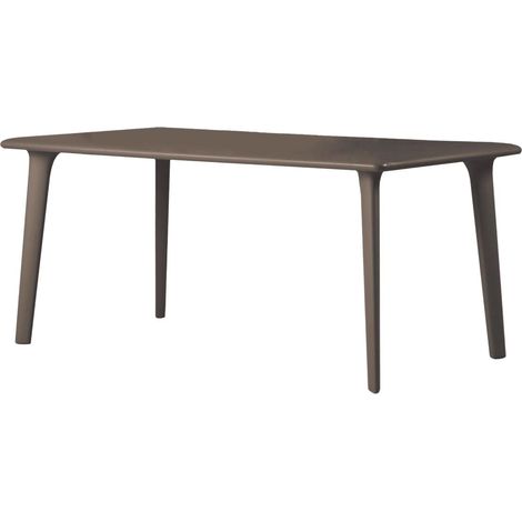 Table rectangulaire extérieur 160x90 chocolat DESSA Resol