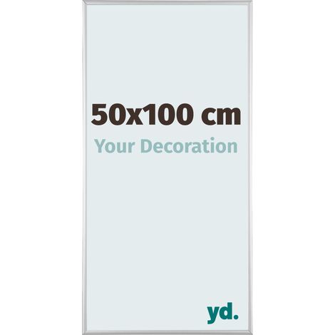 yd. - Cadre photo 50x100 - Argent Mat - Aluminium - Kent
