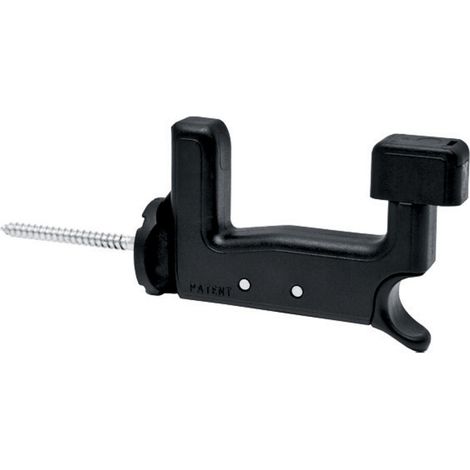 1BLISTER BLISTER FERMAIMPOSTE PLASTICA GRILLO NERO MM.70 (PZ.2)