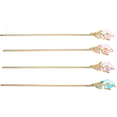 Pieces Retro Alloy Hairpins, Delicate Stick (1/5)