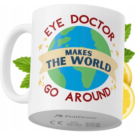 Lustige Kaffee- oder Teetasse mit witzigem Textdesign für Augenärzte – ideal für Geburtstage, Namenstage, Feiertage und besondere Anlässe. Hochwertige Tasse für Zuhause, Büro und Arbeit. Farbe: Weiß, 