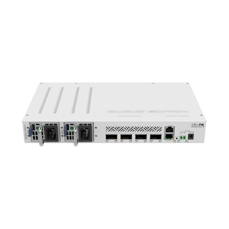 Switch Mikrotik Crs504-4xq-in, Switch de Router en la Nube, 4x 100g Qsfp28, 1x Rj45 100mb/s