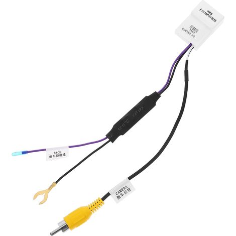 Câble de Caméra de Recul 16 Pin pour Voiture, Facile à Installer eur en Plastique et Métal, pour Système de Vision Arrière Sécurisée (1/5)