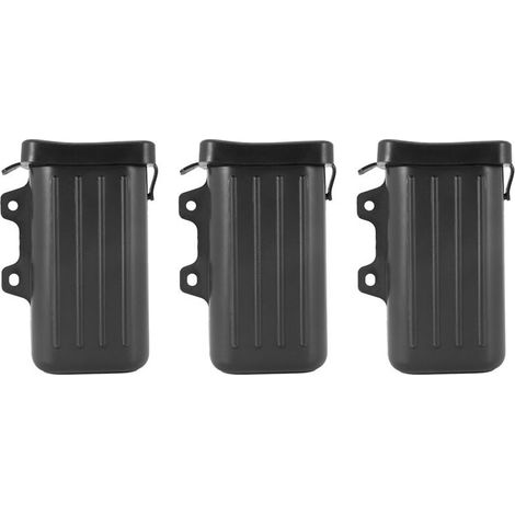 3X Cassetta porta attrezzi da moto per fuoristrada, contenitore per borraccia e tubo porta attrezzi per motocross, compatibile con DR250, Djebel e TW200
