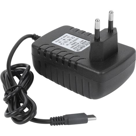 Netzteil, Kunststoff, schwarz, 5 V, 3 A, Typ-C-Ladegerät mit Kontrollleuchte, EU-Stecker, 100–240 V (1/5)