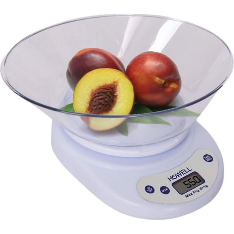 Howell ho. hbc673 bilancia da cuicna digitale, plastica, bianco (1/2)