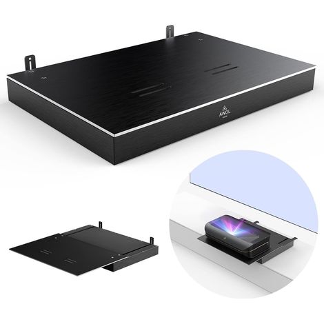 Tablette Coulissante Motorisée pour Projecteur à Focale Ultra Courte- Image Extensible à 150", Plateau Télescopique Auto-rétractable, Synchronizes with The Projector's Power Supply (1/5)