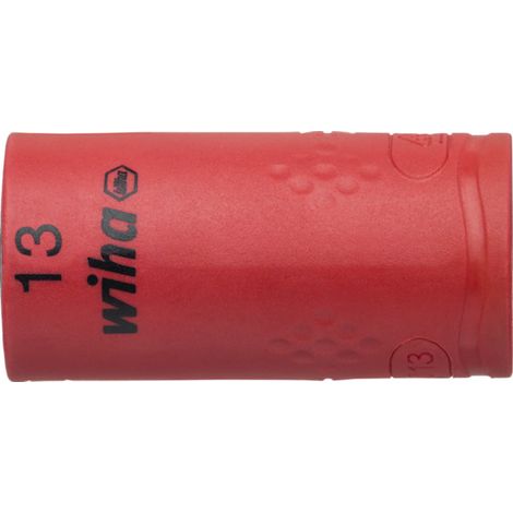 Wiha Steckschlüsseleinsatz isoliert 3/8" Außensechskant 13,0 mm (43069)