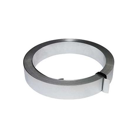 Evicom – Feuillard acier galvanisé 40 mm x 5 m – Accessoire de fixation pour antenne TV et parabole – Résistant aux intempéries