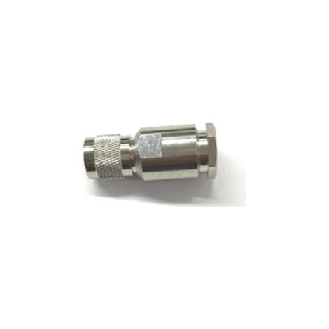Connecteur coaxial RS PRO Mâle Droit, raccordement A souder 50O Montage sur câble ( Prix pour 1 )