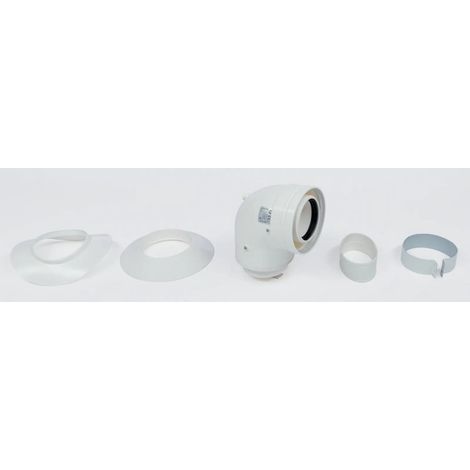 Coude Adaptateur Ventouse 60/100 A 80/125 - 90D