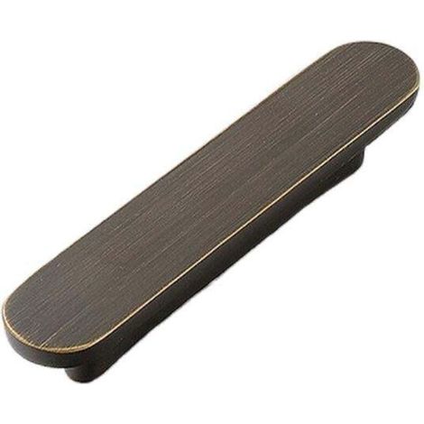 Poignée de porte simple, bouton de meuble, poignée de penderie, 4 tailles, laiton, cuisine, 64 mm (1/5)