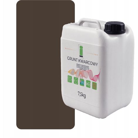 Primer al quarzo per intonaco decorativo, marrone scuro D821, 7,5 kg (1/5)
