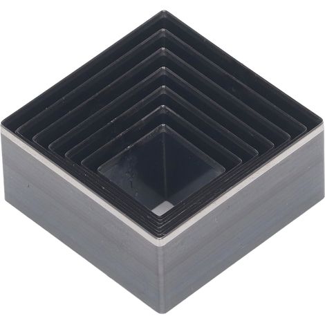 Ensemble de 7 matrices de découpe en cuir de forme carrée pour le travail manuel (1/5)